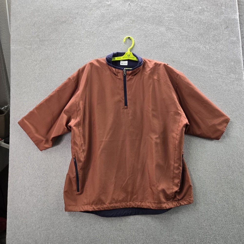 Zero Restriction Men‎ Jacket L Navy Windbreaker Golf Waterproof Reversible